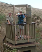 Shooting a going away target